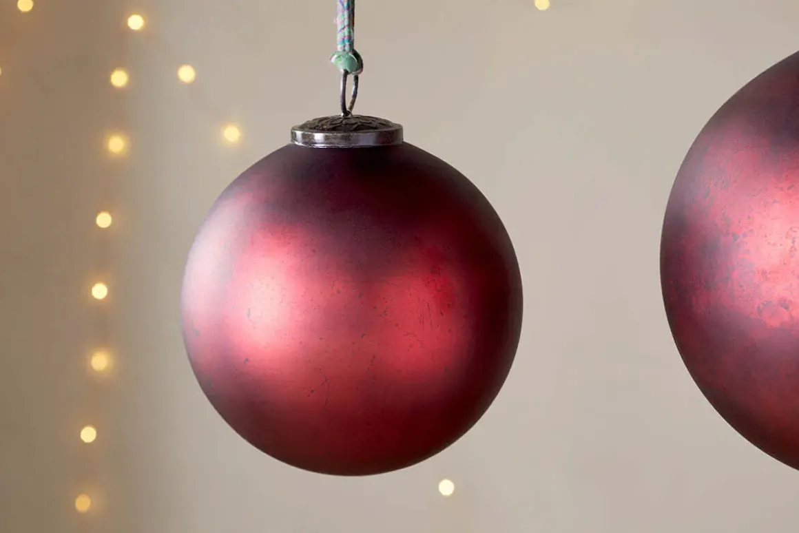 Oko Giant Bauble - Matt Bordeaux