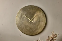Okota Wall Hung Clock - Antique Brass - Large
