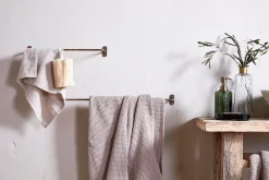 Olani Bathroom Hanging Rail - Antique Brass