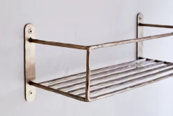 Olani Bathroom Shelf - Antique Brass