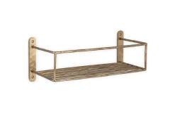 Olani Bathroom Shelf - Antique Brass