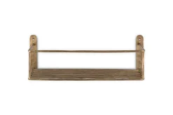 Olani Bathroom Shelf - Antique Brass