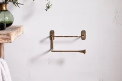 Olani Toilet Roll Holder - Antique Brass