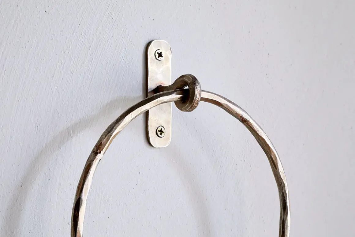 Olani Towel Ring - Antique Brass