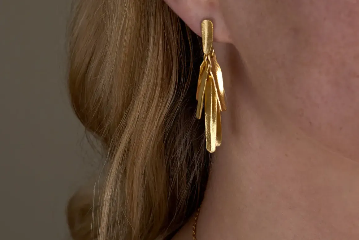 Omuti Earrings - Gold