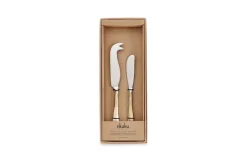 Osko Cheese & Butter Knife Set - Brushed Gold (Set of 2)