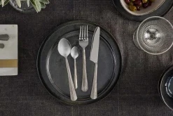 Osko Cutlery Set - Brushed Silver (Set of 16)