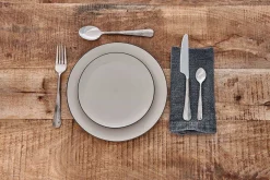 Osko Cutlery Set - Brushed Silver (Set of 16)