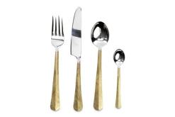 Osko Cutlery Set - Brushed Gold (Set of 16)