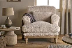 Otas Teddy Cotton Armchair - Off White