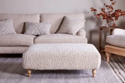 Otas Teddy Ottoman - Off White