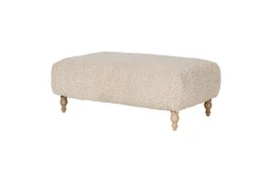 Otas Teddy Ottoman - Off White