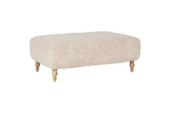 Otas Teddy Ottoman - Off White