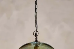 Otoro Recycled Glass Pendant - Green - Small Round