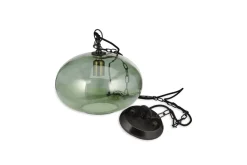 Otoro Recycled Glass Pendant - Green - Small Round