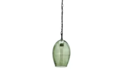 Otoro Recycled Glass Pendant - Green - Small Oval