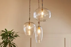 Otoro Statement Recycled Glass Cluster Pendant