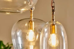 Otoro Statement Recycled Glass Cluster Pendant