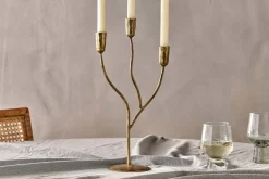 Palani Candelabra - Antique Brass - Small