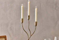 Palani Candelabra - Antique Brass - Small