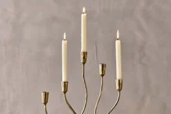 Palani Statement Candelabra - Antique Brass - Large