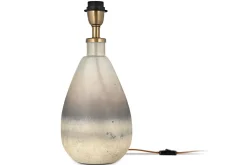 Palla Recycled Glass Table Lamp - Rustic Smoke