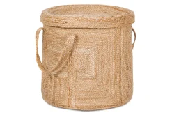 Pallu Braided Jute Laundry Basket
