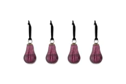 Pannee Drop Baubles - Ruby (Set of 4)