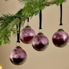 Pannee Round Baubles - Ruby (Set of 4)