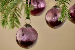Pannee Round Baubles - Ruby (Set of 4)