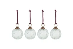 Patta Baubles - Clear - (Set of 4)
