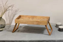 Pawi Mango Wood Breakfast Tray