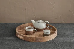Pawi Mango Wood Tray Round