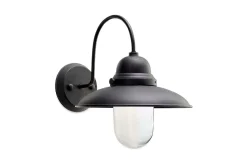 Phena Outdoor Swan Neck Metal Wall Lamp