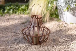 Pothos Large Lantern - Rust
