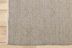 Prathal Cotton And Seagrass Rug - Natural & Black