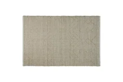 Prathal Cotton And Seagrass Rug - Natural & Black