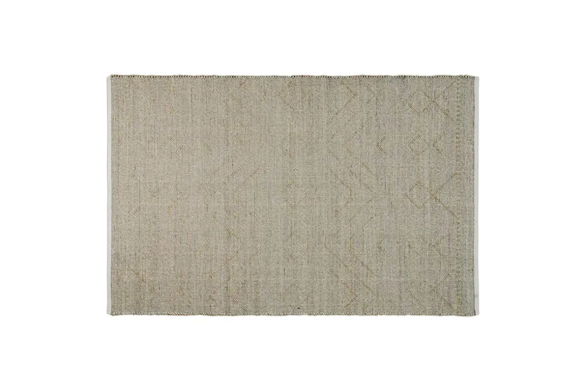 Prathal Cotton And Seagrass Rug - Natural & Black
