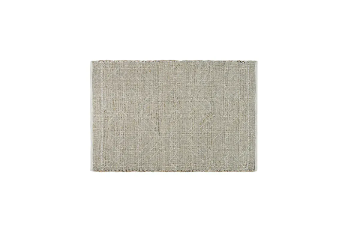 Prathal Cotton And Seagrass Rug - Natural & Black