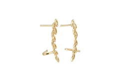 Pritee Ear Climbers - Gold