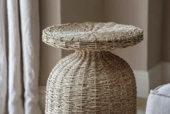 Rampura Rattan Side Table - Natural