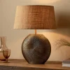 Ramvas Etched Table Lamp - Antique Brass