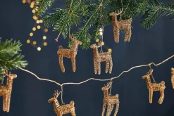 Ramya Wire Reindeer Garland