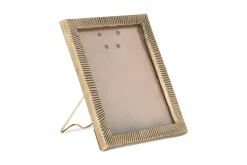 Ranoli Iron Etched Photo Frame - Antique Brass