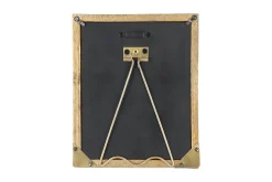 Ranoli Iron Etched Photo Frame - Antique Brass