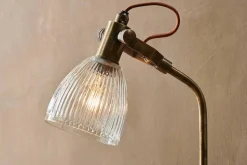 Rarni Recycled Glass Table Lamp - Antique Brass