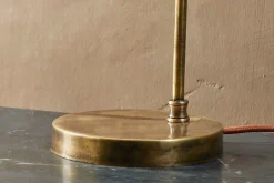 Rarni Recycled Glass Table Lamp - Antique Brass