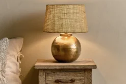 Rasan Table Lamp - Antique Brass