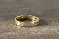 Ratna Labradorite Ring - Gold