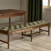 Raunak Acacia Woven Bench - Washed Walnut